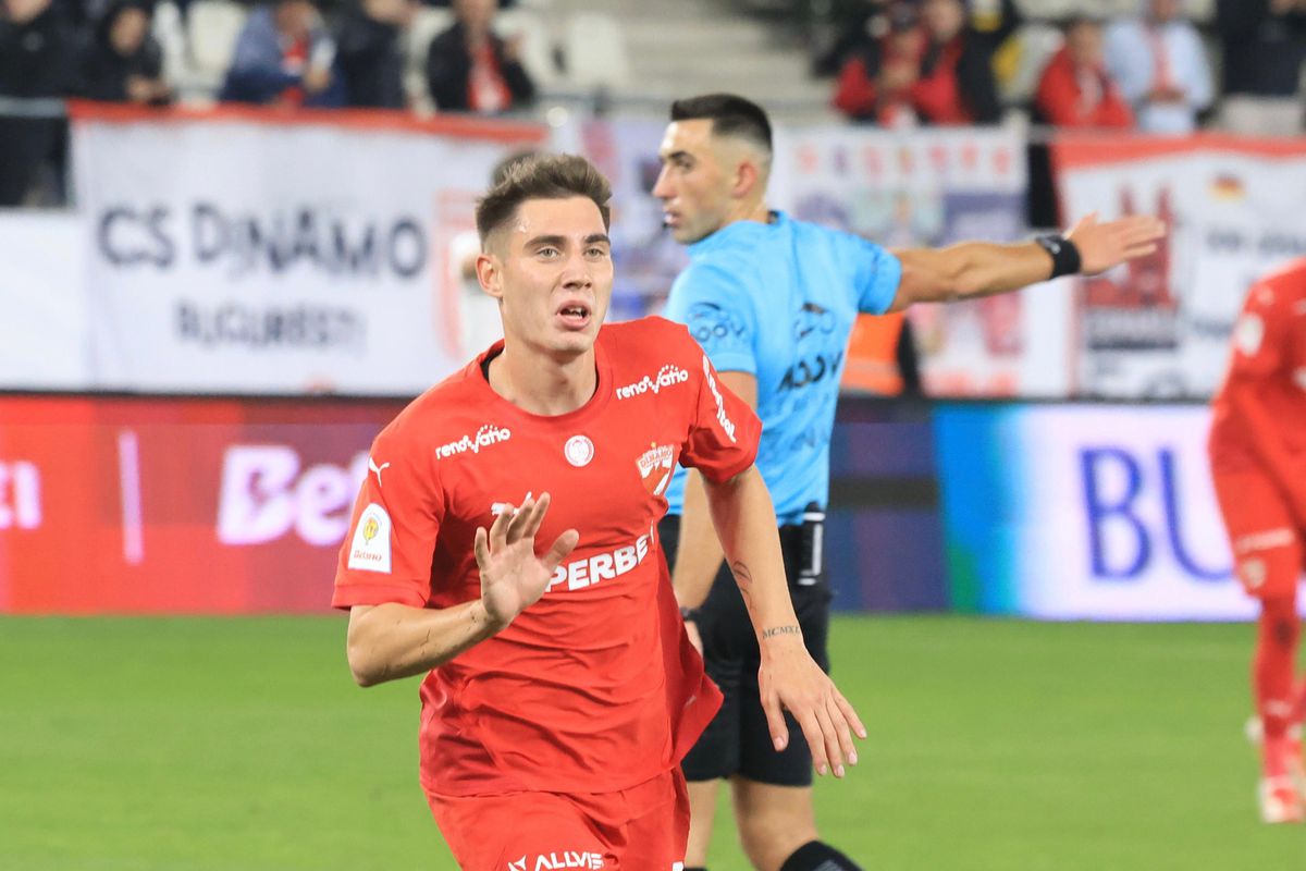 Adrian Caragea, primele goluri la Dinamo