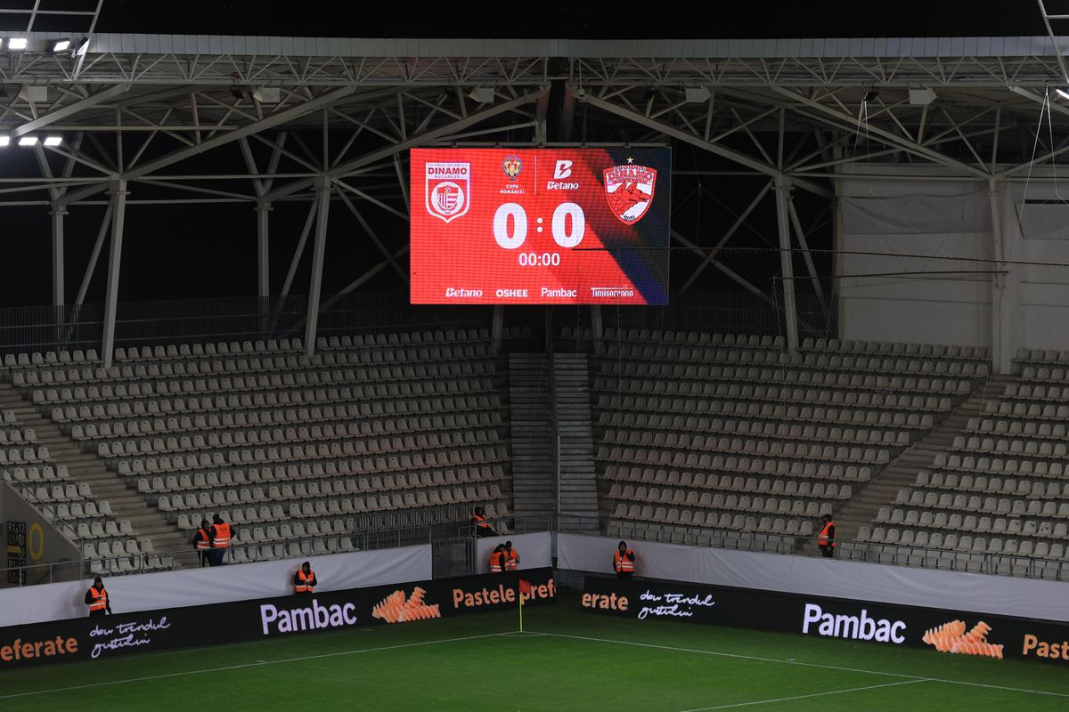 CS Dinamo - Dinamo, imagini înaintea partidei din Cupa României