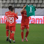 Adrian Caragea, primele goluri la Dinamo. FOTO: Ionuț Iordache (GSP.ro)