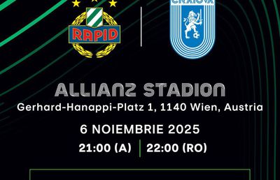 Cât costă să o vezi pe Universitatea Craiova la Viena » Fanii au luat foc după anunțul clubului!