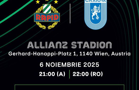 Cât costă să o vezi pe Universitatea Craiova la Viena » Fanii au luat foc după anunțul clubului!