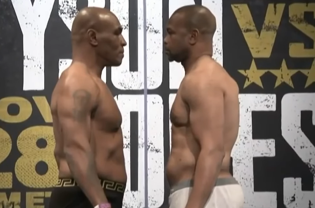 VIDEO. Mike Tyson și Roy Jones Jr., față în față la cântarul oficial » „Iron Mike”, gata de primul meci după 14 ani!