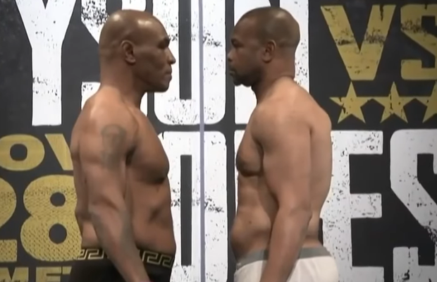 VIDEO. Mike Tyson și Roy Jones Jr., față în față la cântarul oficial » „Iron Mike”, gata de primul meci după 14 ani!