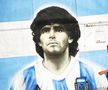 Un graffiti cu Diego Maradona, foto: Guliver/gettyimages