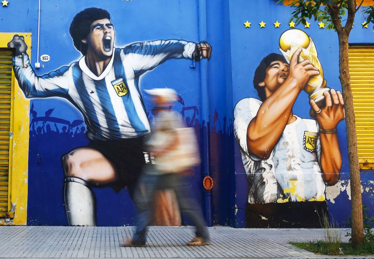 Maradona - graffiti