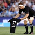 Diego Maradona a murit miercuri, 25 noiembrie 2020, la doar 60 de ani. „El Pibe D'Oro” a fost omagiat și înaintea meciului de rugby Argentina - Noua Zeelandă, scor 0-38, din Tri Nations (Getty)