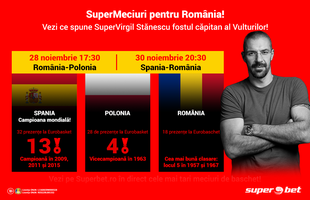 Vulturii zboară SuperSus! Vezi ce așteptări are Virgil Stănescu, fostul căpitan al naționalei de baschet masculin a României!