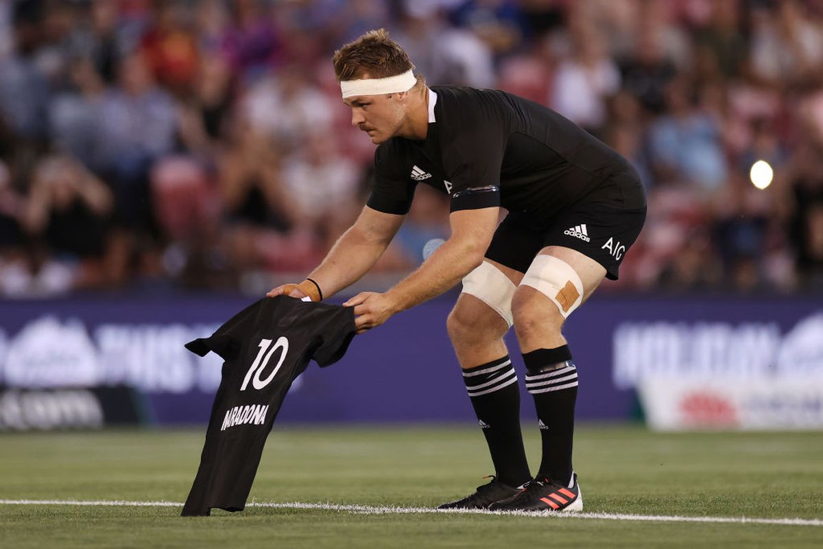 FOTO+VIDEO. Diego Maradona, omagiat înainte de Haka » Moment emoționant oferit de Noua Zeelandă