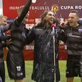 Dan Alexa și imaginile bucuriei de la finalul partidei / Captură TV Telekom Sport