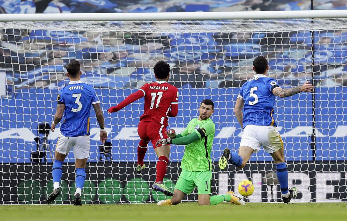 Brighton - Liverpool 1-1 » VAR împotriva „cormoranilor”: 3 decizii l-au scos din minți pe Klopp + Salah, nervos la schimbare