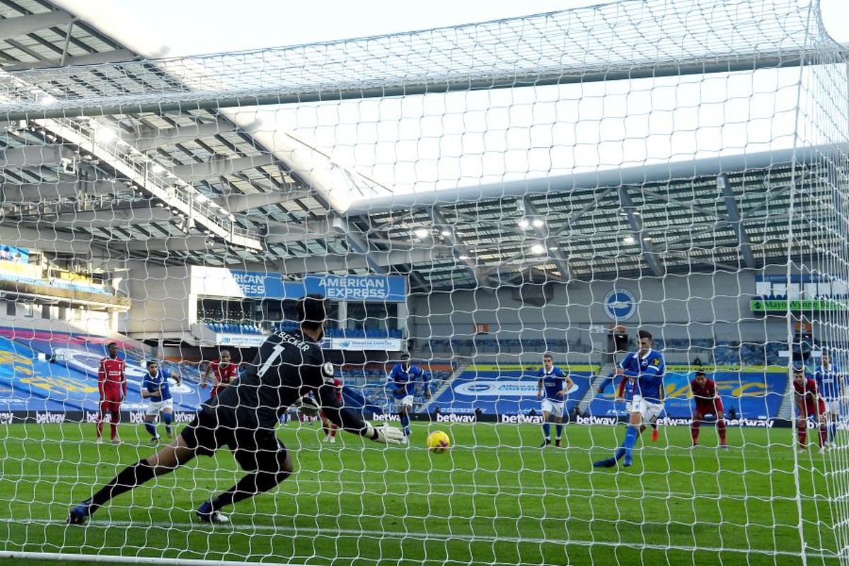 Brighton - Liverpool 1-1 » VAR împotriva „cormoranilor”: 3 decizii l-au scos din minți pe Klopp + Salah, nervos la schimbare