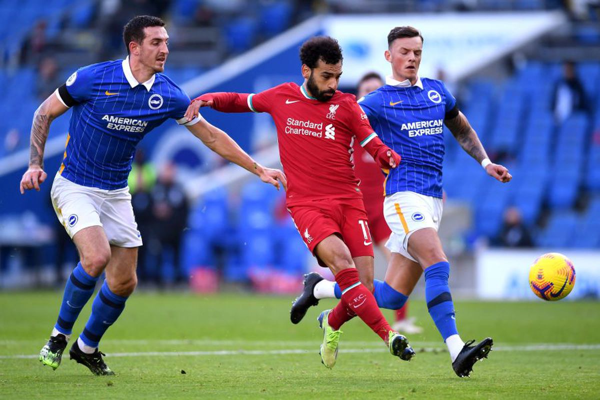 Brighton - Liverpool 1-1 » VAR împotriva „cormoranilor”: 3 decizii l-au scos din minți pe Klopp + Salah, nervos la schimbare