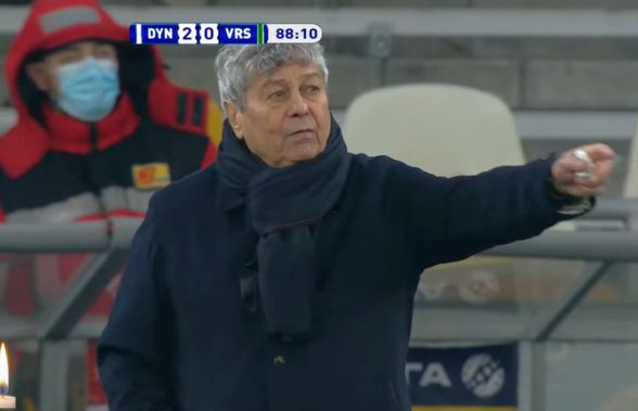 Mircea Lucescu obține 3 puncte prețioase cu Dinamo Kiev și rămâne lider! Meci cu 2 eliminări și un gol anulat cu VAR