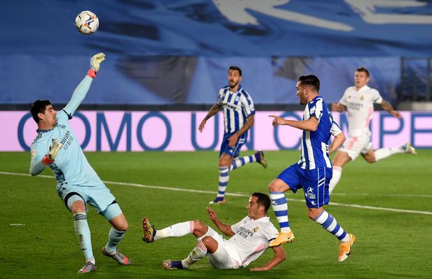 Real Madrid - Alaves 1-2. Surpriză majoră în La Liga » Real pierde iar pe teren propriu, într-un meci în care Courtois a comis-o!