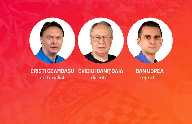 Vocile Gazetei » Universitatea Craiova - FCSB 2-3, comentat live pe GSP.ro de Ovidiu Ioanițoaia, Cristian Geambașu și Dan Udrea