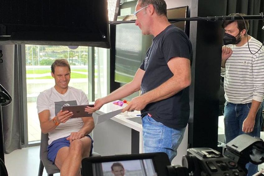 Tudor Giurgiu, alături de Rafael Nadal / Sursă foto: instagram @tudor_giurgiu