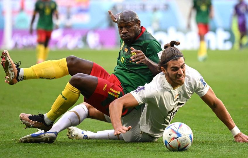 Camerun și Serbia au încheiat la egalitate, scor 3-3, în cel mai spectaculos meci de la Campionatul Mondial. 
Foto: Getty Images