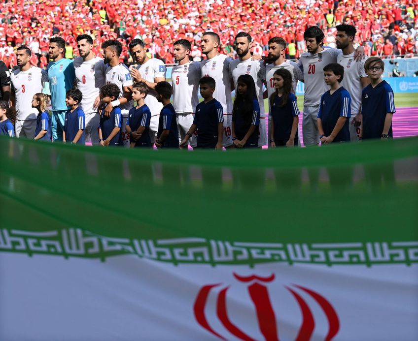 Naționala Iranului, le meciul cu Țara Galilor, de la Campionatul Mondial.
Foto: Imago