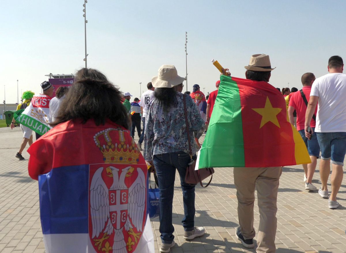 Camerun - Serbia, cele mai tari imagini surprinse de reporterii GSP înainte de meci
