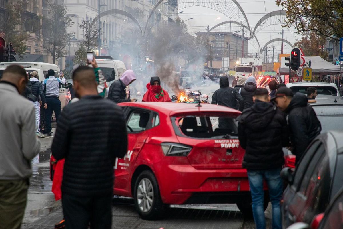 Bruxelles - revolte Maroc