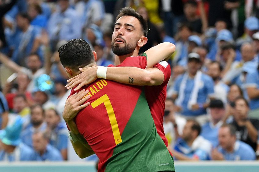Portugalia a învins-o pe Uruguay, scor 2-0, în derby-ul grupei H de la Campionatul Mondial și a obținut astfel calificarea în optimile de finală.