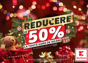 Oferta Kaufland de Moș Nicolae: 50% reducere la toată gama de jucării