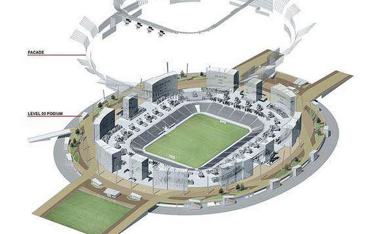 Macheta viitorului stadion Dinamo