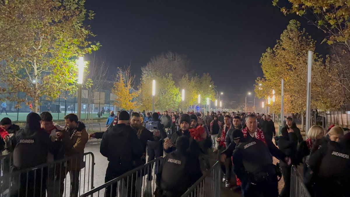 FCSB - Olympiakos // Suporterii greci au ajuns la Arena Națională