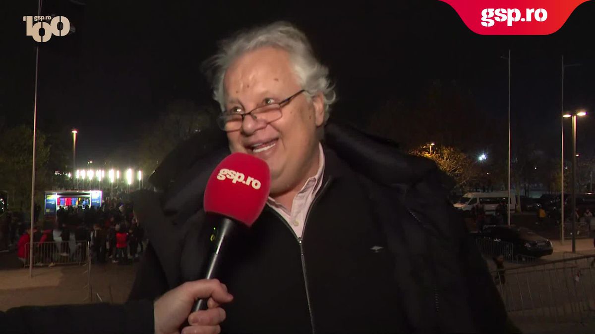 Apariție-surpriză la FCSB - Olympiakos » Fostul șef de la Rapid a venit la Arena Națională: „Am sânge vișiniu”