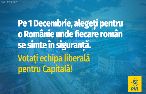 Echipa liberală pentru Capitală: oameni cu rezultate, nu cu promisiuni!