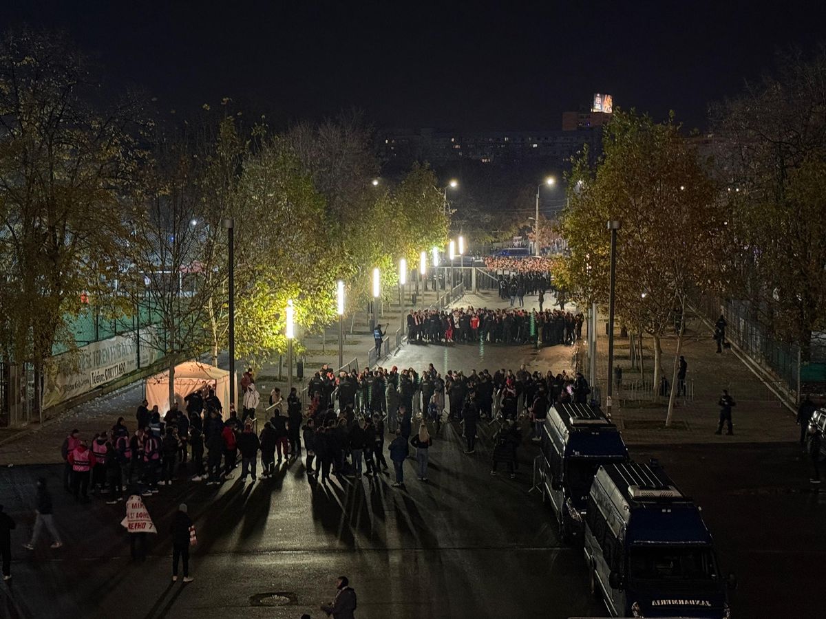 FCSB - Olympiakos // Suporterii greci au ajuns la Arena Națională