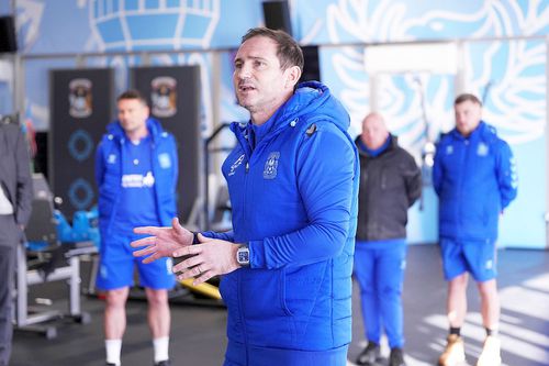 Frank Lampard, în prima zi de lucru la Coventry // foto: Imago Images