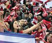 Fanii lui Olympiakos la meciul cu FCSB / Foto: Ionuț Iordache GSP