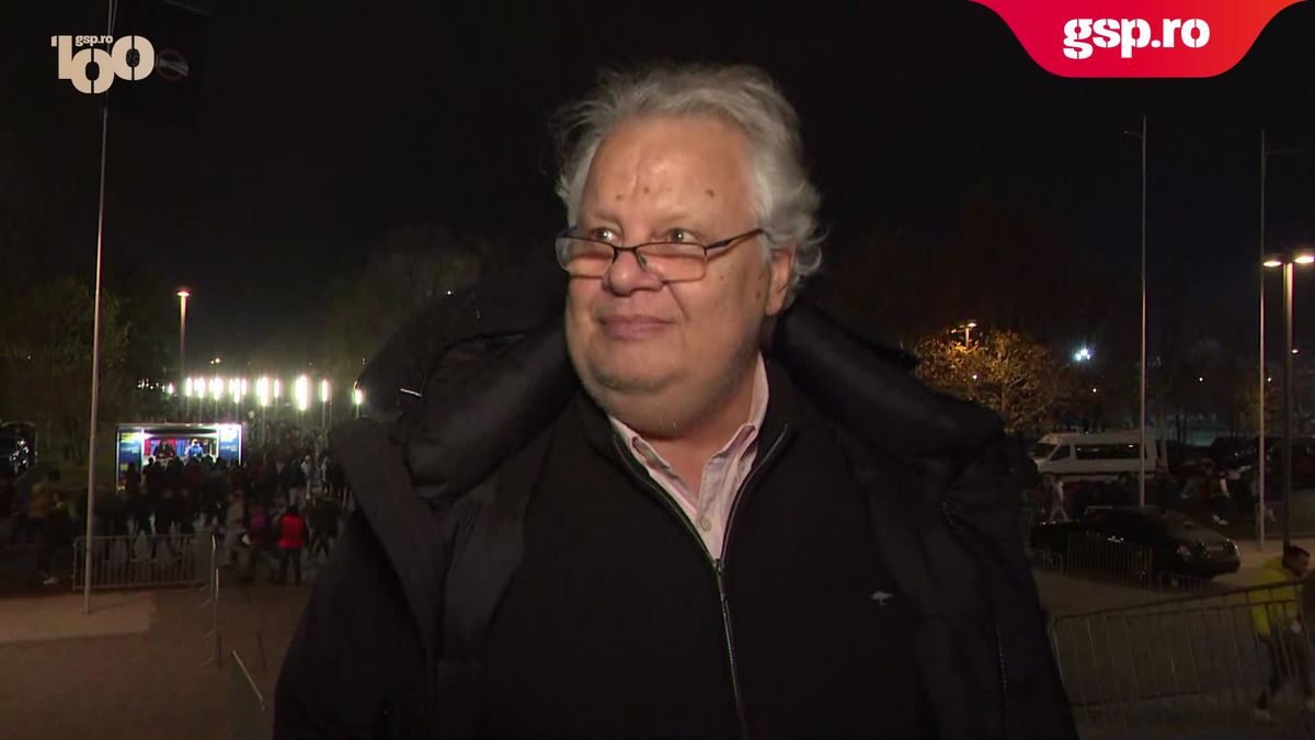 Apariție-surpriză la FCSB - Olympiakos » Fostul șef de la Rapid a venit la Arena Națională: „Am sânge vișiniu”
