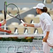 Iga Swiatek și Simona Halep, la Roland Garros 2020 / Sursă foto: Getty