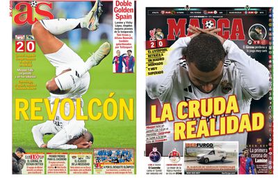 L-au pus în cap pe Mbappe! Cum arată copertele ziarelor spaniole și engleze, după Liverpool - Real: „Scufundați! Încă o prestație ridicolă”