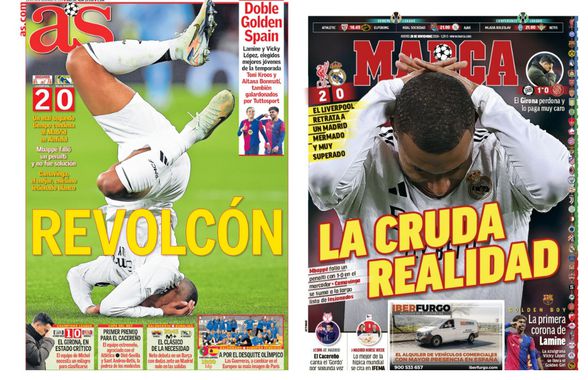 L-au pus în cap pe Mbappe! Cum arată copertele ziarelor spaniole și engleze, după Liverpool - Real: „Scufundați! Încă o prestație ridicolă”