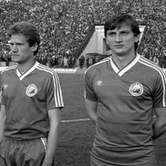 Klein, Boloni și Coraș înainte de România - Anglia 0-0 în 1985, la București. Foto: arhiva GSP
