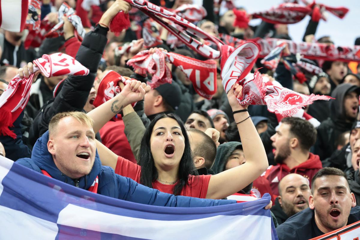 Mesaj politic împotriva statului Kosovo la FCSB - Olympiakos: „Nu vă predați”