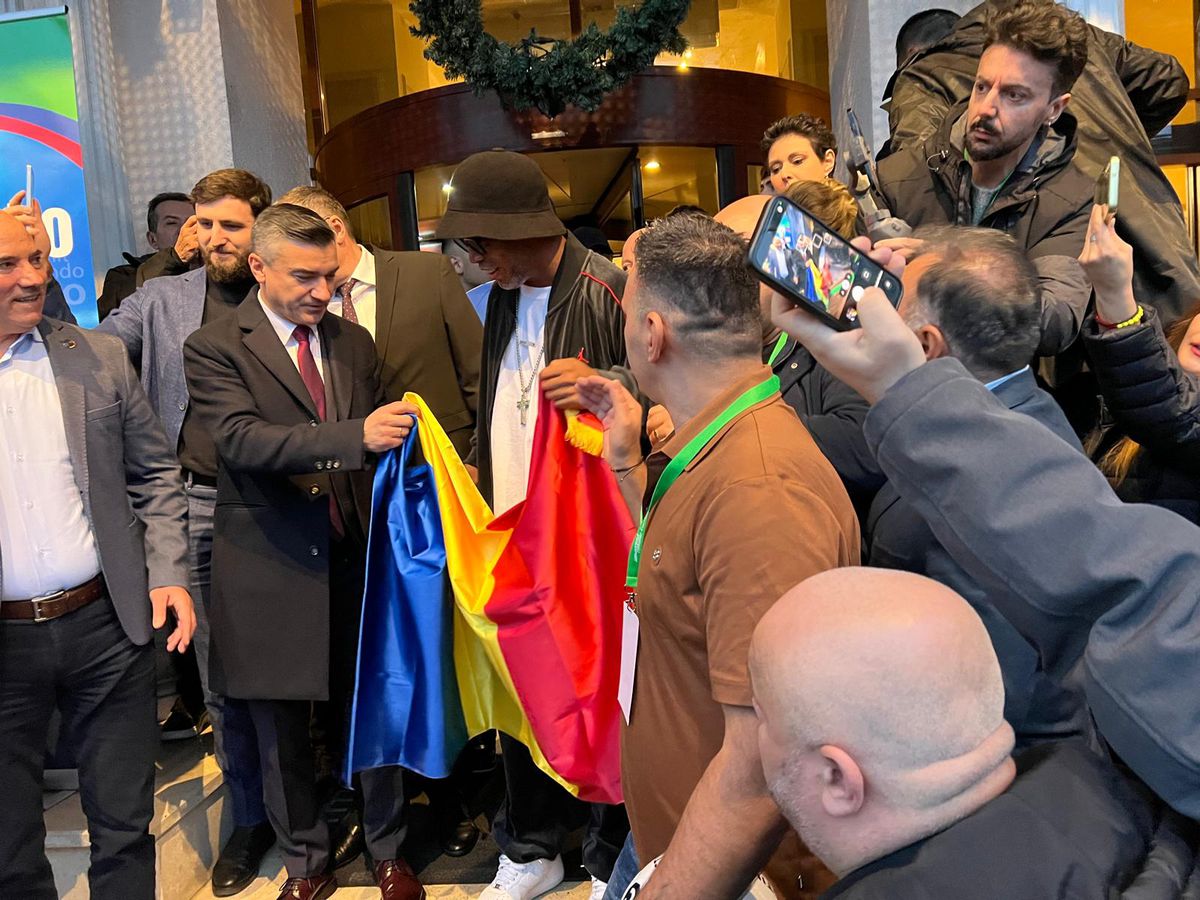 Ronaldinho a ajuns la Iași pentru meciul demonstrativ