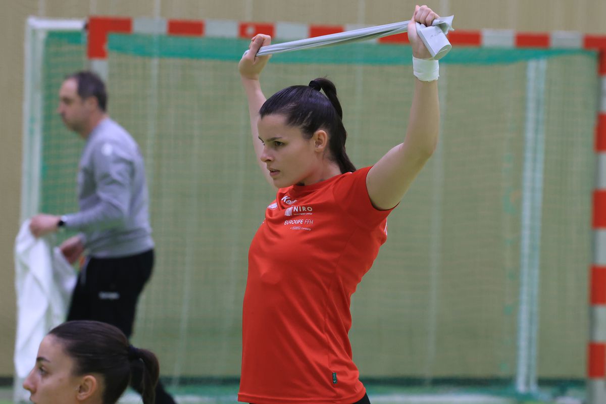 Imagini de la antrenamentul oficial al României înaintea meciului cu Japonia