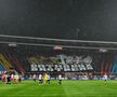 Scenografia sârbilor la Steaua Roșie - FCSB / FOTO: Cristi Preda (GSP)