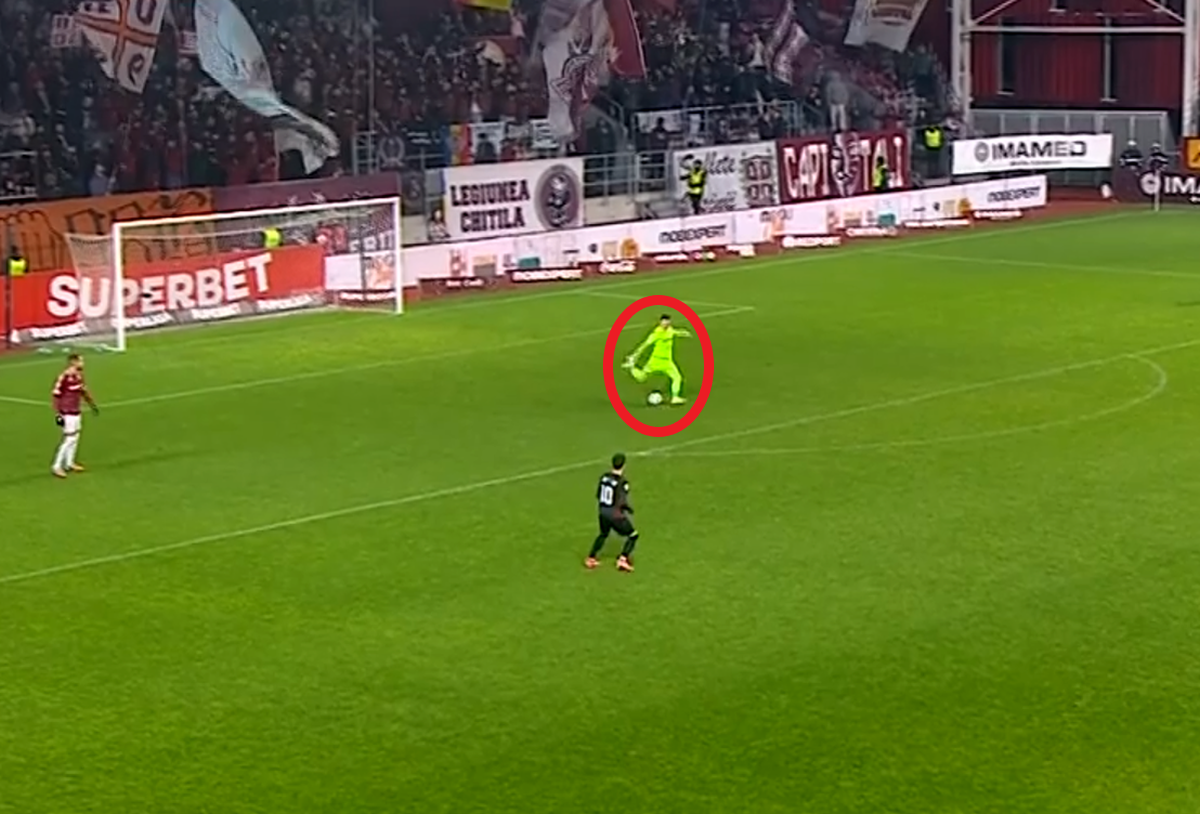 Marian Aioani, „assist” la primul gol din Rapid - Csikszereda! Revanșa portarului după gafa din Gruia