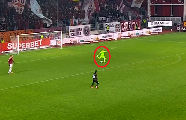 Marian Aioani, „assist” la primul gol din Rapid - Csikszereda! Revanșa portarului după gafa din Gruia