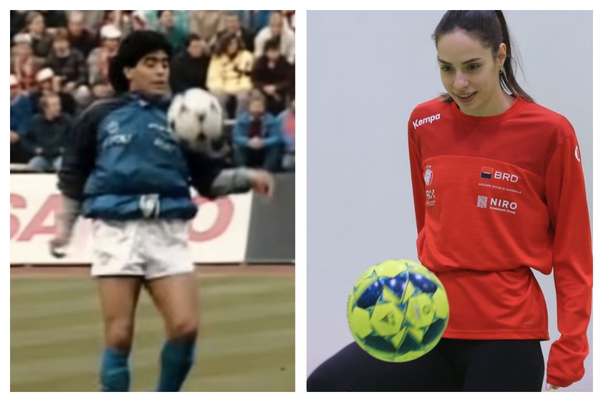 Ca Maradona în '89 » Handbalistele tricolore au cerut mingea de fotbal, antrenamentul a fost „deturnat” + încălzire cu strigături și hohote de râs