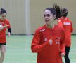 Sorina Grozav, la antrenamentul oficial al României dinaintea meciului cu Japonia FOTO: Ionuţ Iordache (GSP)