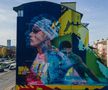 Mural David Popovici în Timișoara / foto: asociatia-edit.ro