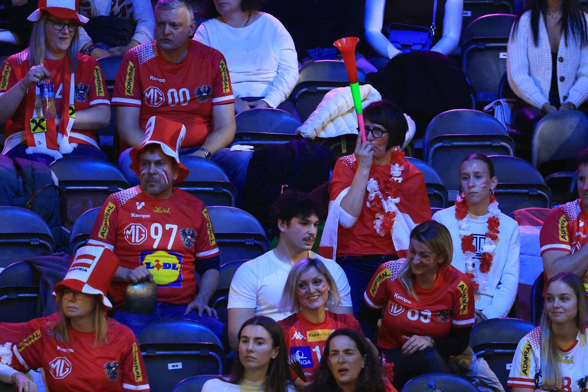 Imagini de la meciul Austria - Egipt 29-20