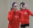 Sorina Grozav, la antrenamentul oficial al României dinaintea meciului cu Japonia FOTO: Ionuţ Iordache (GSP)