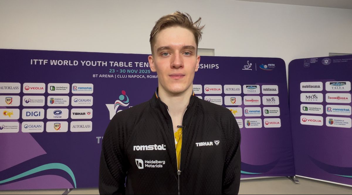 Iulian Chiriță, vicecampion mondial U19 la dublu mixt! Românul a cucerit și medalia de bronz la turneul de la Cluj